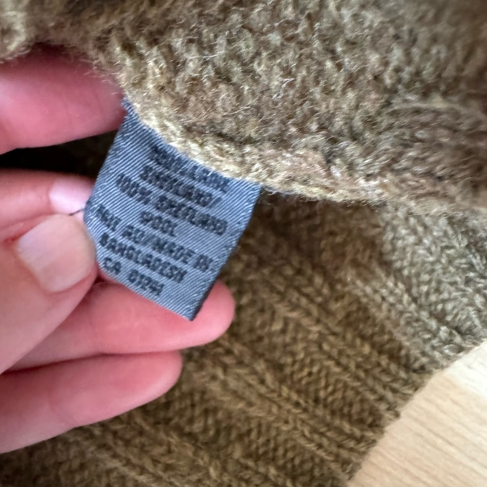 Simons Brown Rib Knit Sweater - Picture 4 of 7